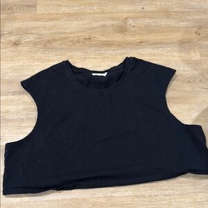 Black Women's Crop Top